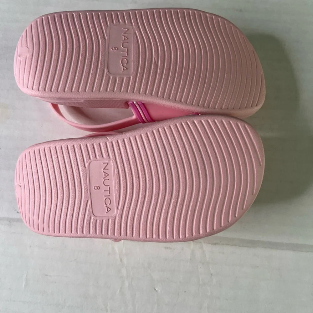 Nautical 8 little girls pink slides